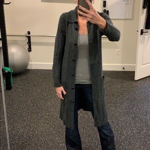 Jcrew grey, long sweater